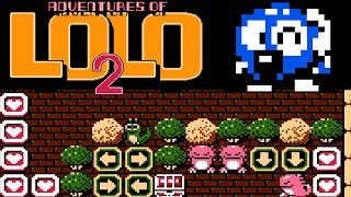 Adventures of Lolo 2 (NES) version | full game completion session  🎮