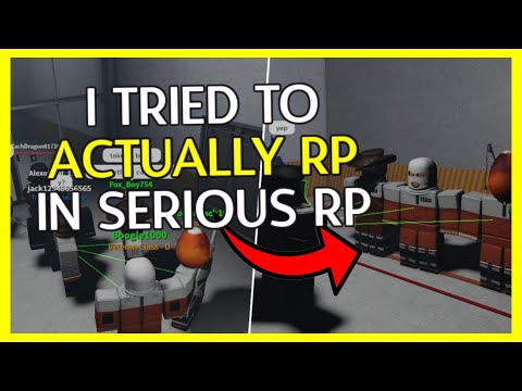 So I Tried To ACTUALLY RP In Serious RP... (SCP Roleplay)