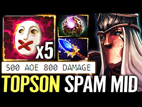 🔥 TOPSON Silencer MID Aghanim + Octarine Core — 500 Radius MUTE 7sec CD Non-Stop Spam Dota 2 Pro