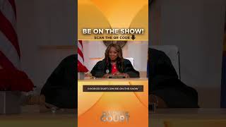 👉 Scan the QR code or head to DivorceCourt.com/be-on-the-show to apply now!
