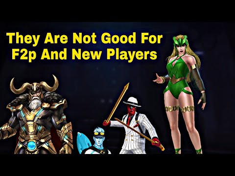 Expensive But Not Worth Characters List With Special information 2022 - Marvel Future Fight