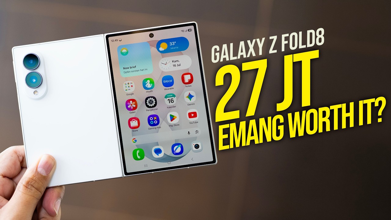 Jadi Beda Bukan Berarti Paling Bagus | Review Samsung Galaxy Z Fold8 Indonesia