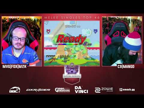 (Includes Game 1) UGC Smash Open - Losers Top 16 - Mew2King (Sheik/Marth) vs Mango (Falco)