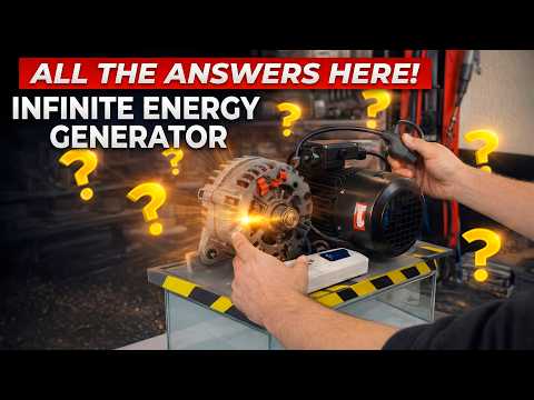 Infinite Energy Generator with Alternator and Motor - Free Energy - PART 1