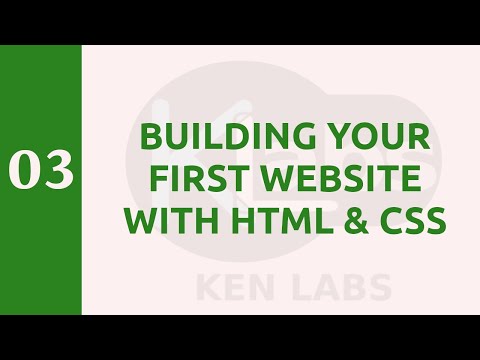 Intro to Web Development - Building Your First WebsIte (Lesson 03)