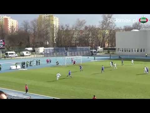 Broń Radom - Radomiak Radom 1:1 skrót meczu [04/04/2015]