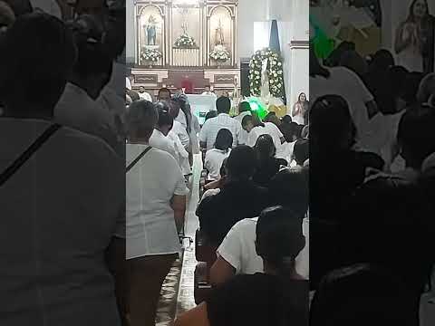 eucaristía de la virgen de Fátima, hoy 13 de mayo, parroquia Santo Tomás, Villanueva la Guajira Cbia
