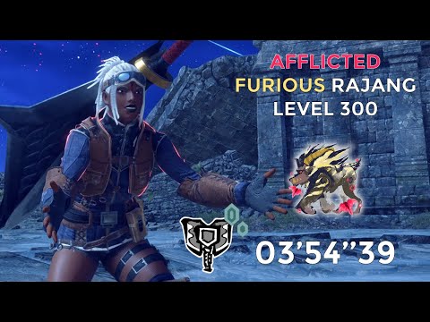 MHRSunbreak: Afflicted Furious Rajang lvl 300 | 03'54'' | Charge Blade - Freestyle