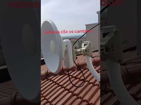 C5x vs combium 15km ptp link niceee #wifi #mimosa @combium @MikroTik