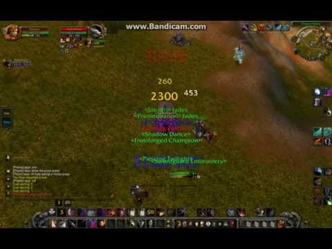 Sub Rogue vs Feral Druid Duel 3.3.5a Warmane HD