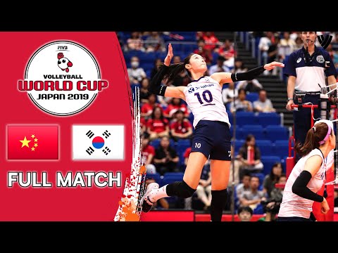 China 🆚 Korea - Full Match | Women’s Volleyball World Cup 2019