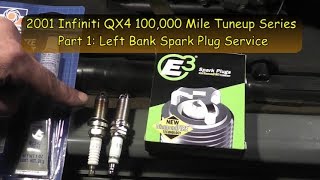 2001 Infiniti QX4 3.5L V6 Tune Up Series PT.1 Left Bank E3 Spark Plug Installation