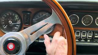 1973 Jaguar XJ6 Sedan - Start Up Inside