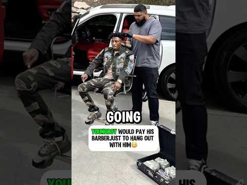 Youngboy Would Pay His Barber Just To Chill With Him😳 #youngboy #yb
