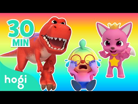 🦖 BEST SONGS of the MONTH｜Dinosaurs for Kids｜Jingle Play｜Happy Dinosaur Day!｜Hogi Colors