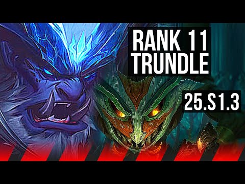 TRUNDLE vs MAOKAI (TOP) | Rank 11 Trundle | NA Master | 25.S1.3