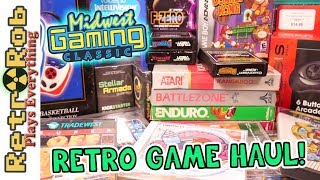 Midwest Gaming Classic 2019 Retro Game Haul! Atari, Nintendo, Sega and more!
