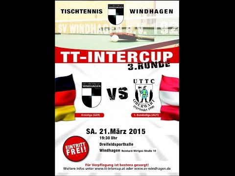 Vorschau: Best of TT Intercup SV Windhagen - UTTC Oberwart
