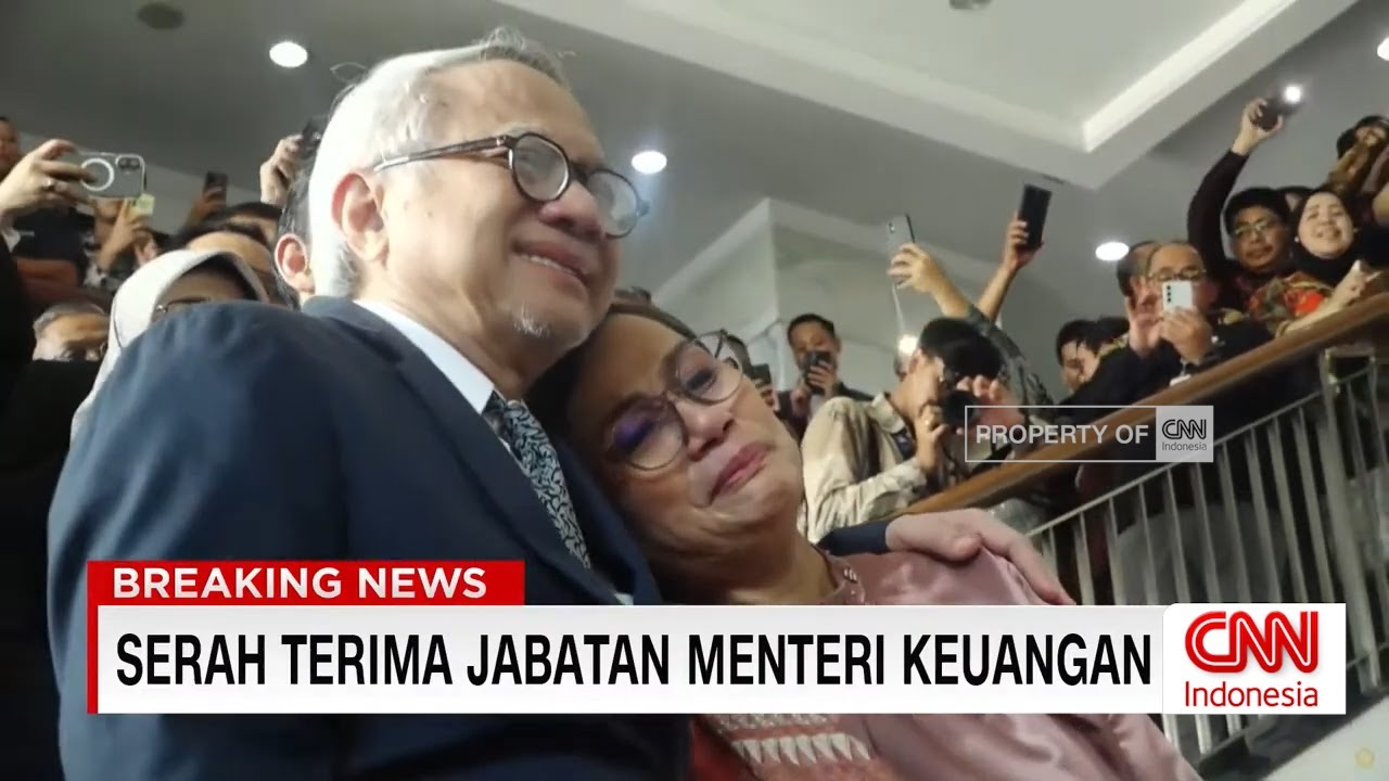 Air Mata dan Nyanyian Pegawai Kemenkeu Lepas Sri Mulyani