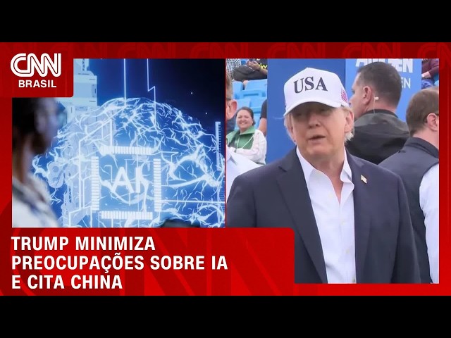Trump diz que "forças negativas" levantam preocupações exageradas sobre IA | CNN NOVO DIA