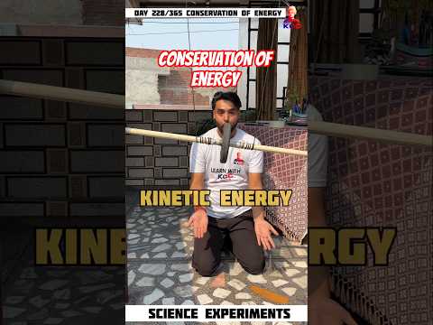 conservation of energy class 9 | physics experiments #physics #experiment