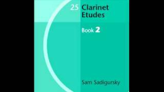 Jagged - clarinet etude by Sam Sadigursky performed by Michael Lowenstern