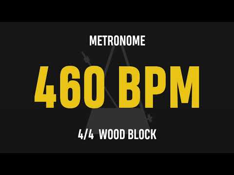 460 BPM 4/4 - Best Metronome (Sound : Wood block)