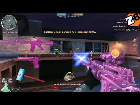 Crossfire NA 2.0 : M4A1 C - Violet Crystal - Hero Mode X - Zombie v4