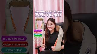 Video review đai massage dây ấn xoa bóp cổ vai gáy hồng ngoại PULI PL-901