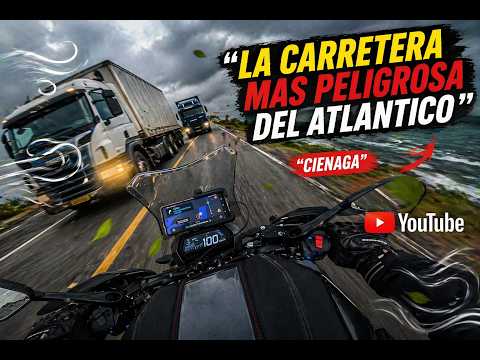 LA CARRETERA MAS PELIGROSA DEL ATLANTICO ⚠️🌪️ | BARRANQUILLA A SANTAMARTA | DOMINAR 400 🔥⚠️🌪️