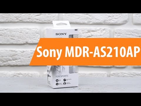 Наушники Sony MDR-AS210AP черный - Видео