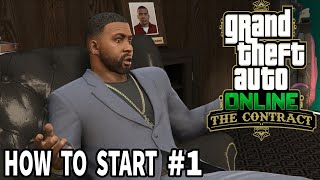 GTA 5 Online The Contract #1 (How To Start Franklin Missions) New DLC Update - Agency Business