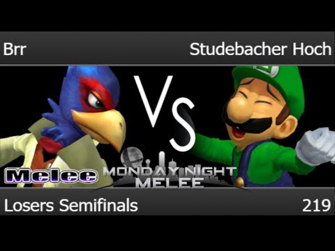 MNM 219 - Brr (Falco) vs TLOC | Studebacher Hoch (Luigi) Losers Semifinals - Melee