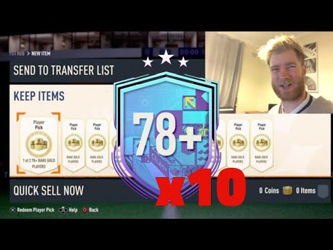 I Opened 10 x 78+ Player Picks And Got THIS!