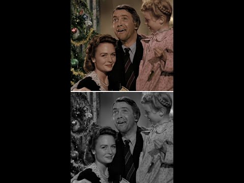 afbeelding "It's a Wonderful Life" In Color #Shorts