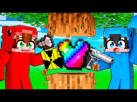 Minecraft, But EVERY BLOCK Drops OP GUNS!