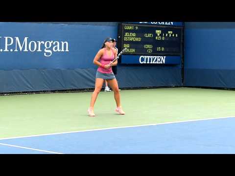 Ana Konjuh - US Open juniors 2013 - Slow motion video