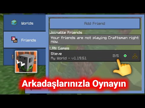 Craftsman Arkadaşlarla Çok Oyunculu Nasıl Oynanır