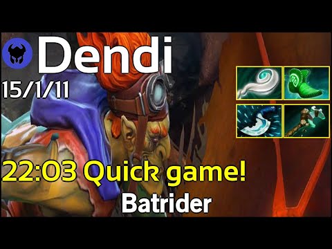 22:03 Quick game! Dendi [DTS] plays Batrider!!! Dota 2 7.20