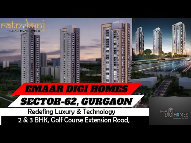 Ready to move 3bhk apartment for sale Emaar Digi Homes in gurgaon