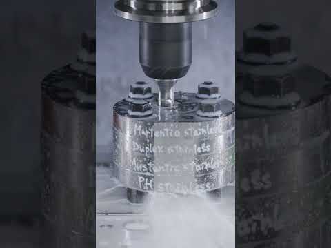 DrillMeister pierces through 4 stainless steels in 1 shot 🎯 #shorts #cnc #machine #engineering