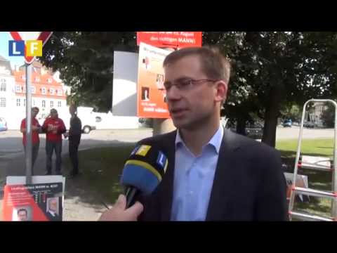 Leipzig: Holger Mann auf Wahlkampftour