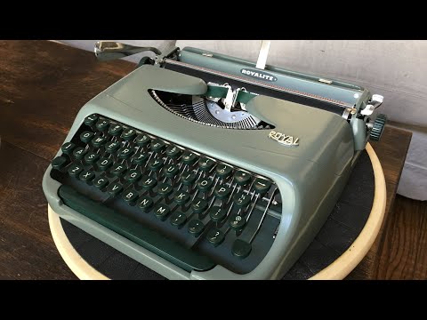 TypewriterMinutes - Typewriter Review: 1957 Royal Royalite