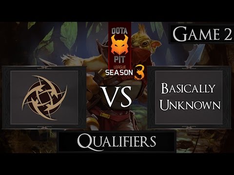 Dota 2 NiP vs Basically Unknown | Dota PIT Season 3