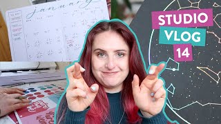 STUDIO VLOG | Bullet Journalling & Testing New Etsy Products | 014