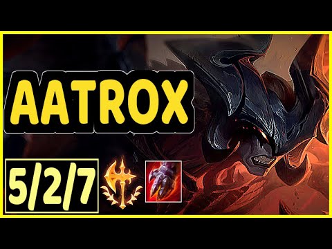 AATROX VS SION - 5/2/7 KDA TOP GAMEPLAY CHALLENGER I