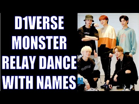 D1VERSE Monster Relay Dance WITH NAMES