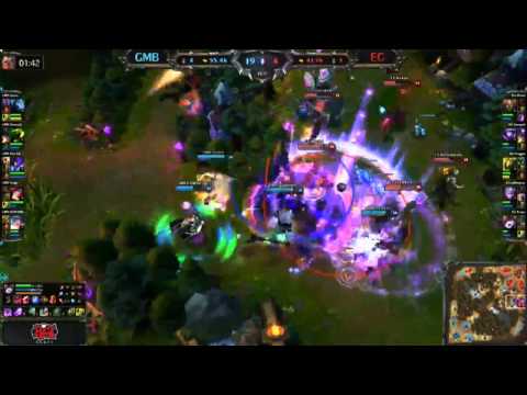 AlexIch kha'zix pentakill against EG - full teamfight