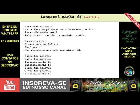 LANÇAREI MINHA FÉ - PLAYBACK MIDI - DAVI SILVA