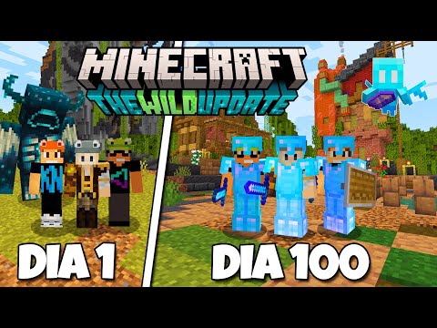 I SURVIVED 100 DAYS IN MINECRAFT 1.19 IN A TRIO @Lokolow @RubioKn